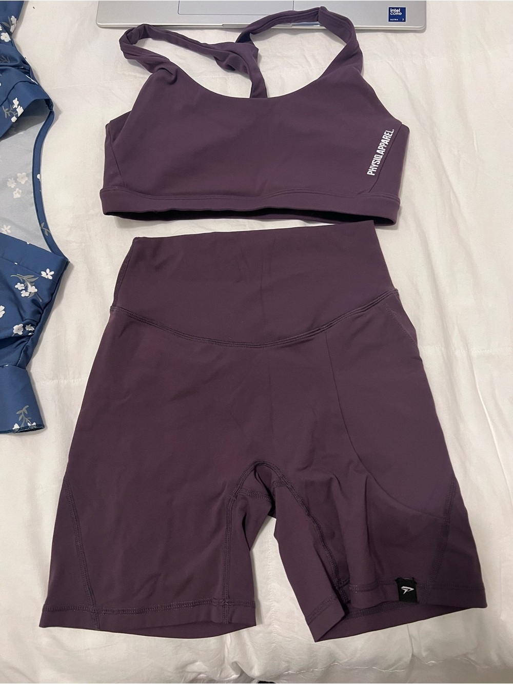 Women's High-Waist Athletic Set — Deep Plum